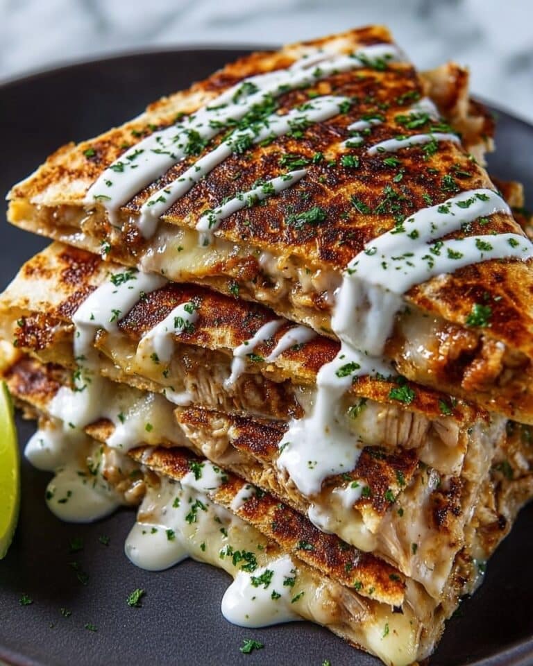 Cheesy Hot Honey Chicken Quesadillas Recipe