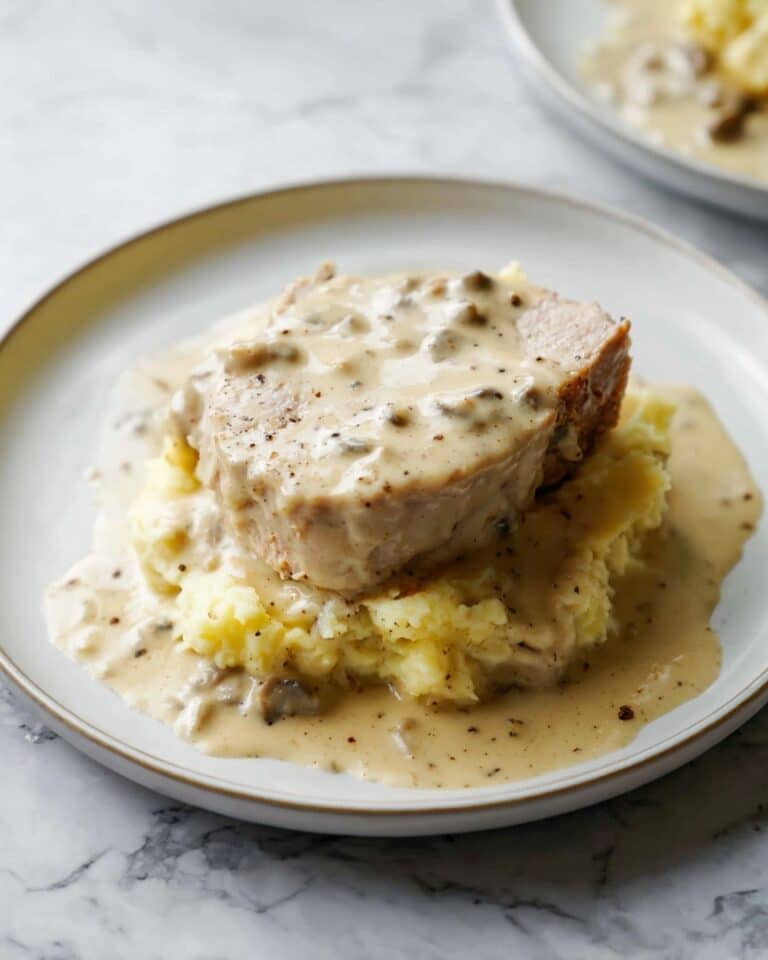 Crockpot Ranch Pork Chops with Baby Potatoes Recipe