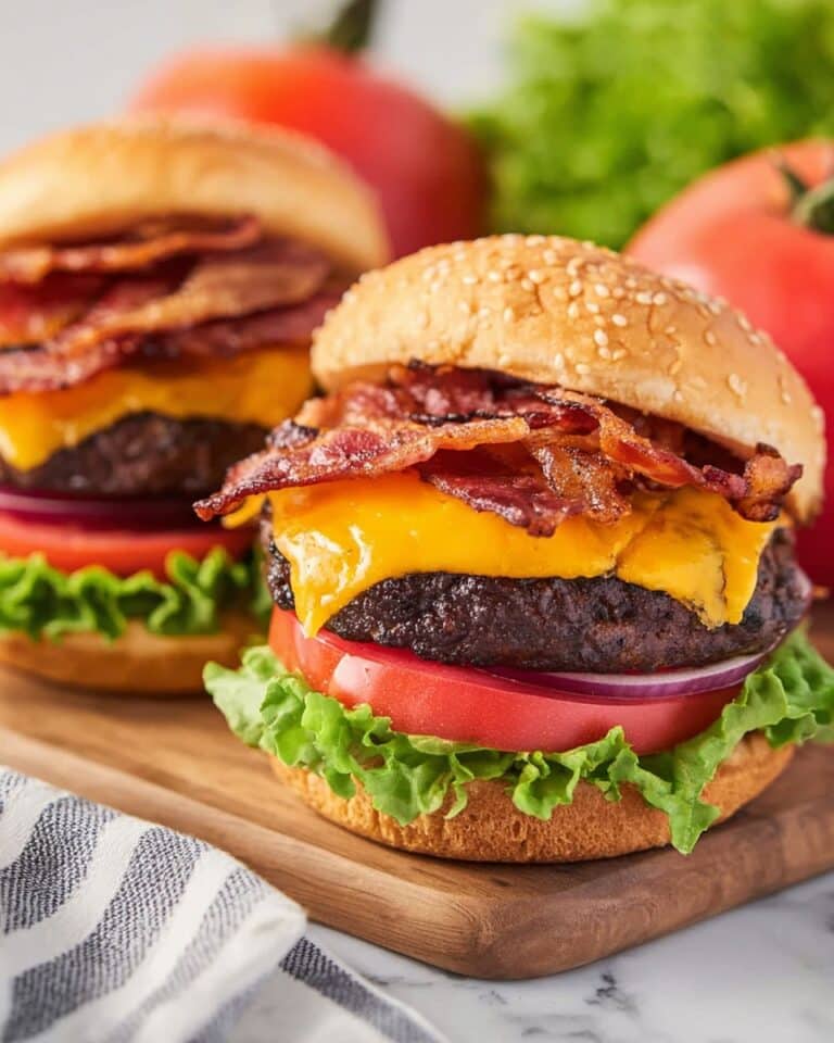 Best Hamburgers in the Air Fryer Recipe