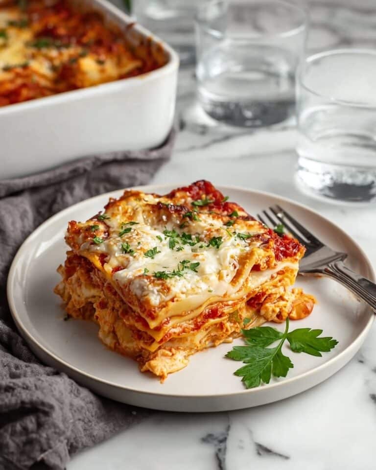 Chicken Potato Casserole with Bechamel Sauce Recipe