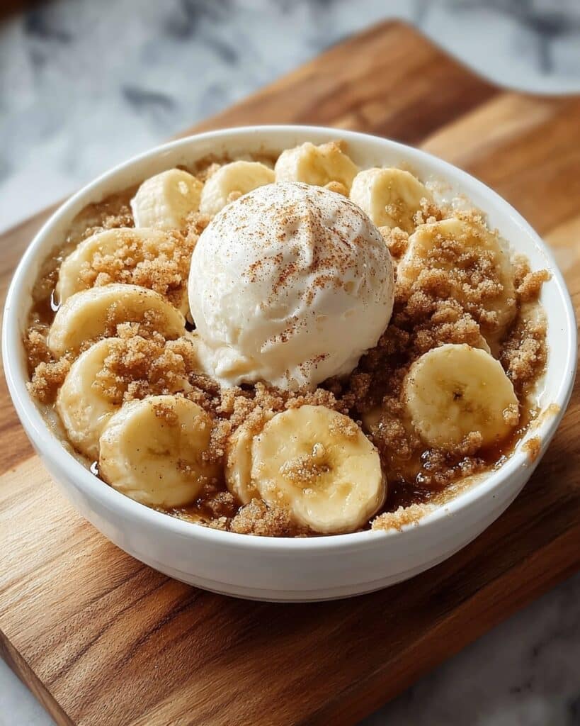 Banana Cobbler Crisp Recipe