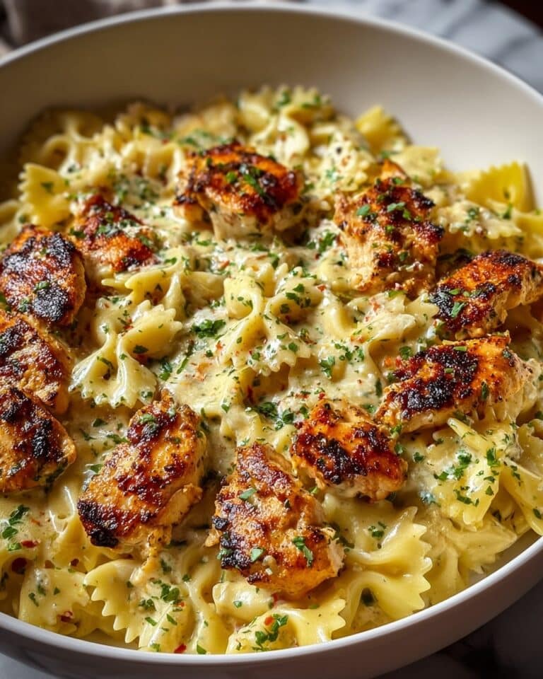 Cowboy Butter Lemon Bowtie Chicken with Broccoli Recipe