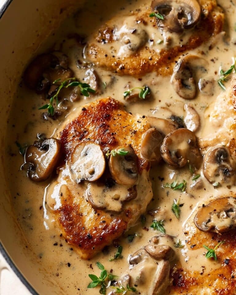 Creamy Mushroom Chicken Recipe