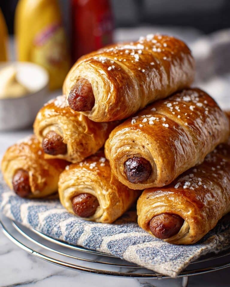 Soft Baked Cheesy Pretzel Dogs Recipe