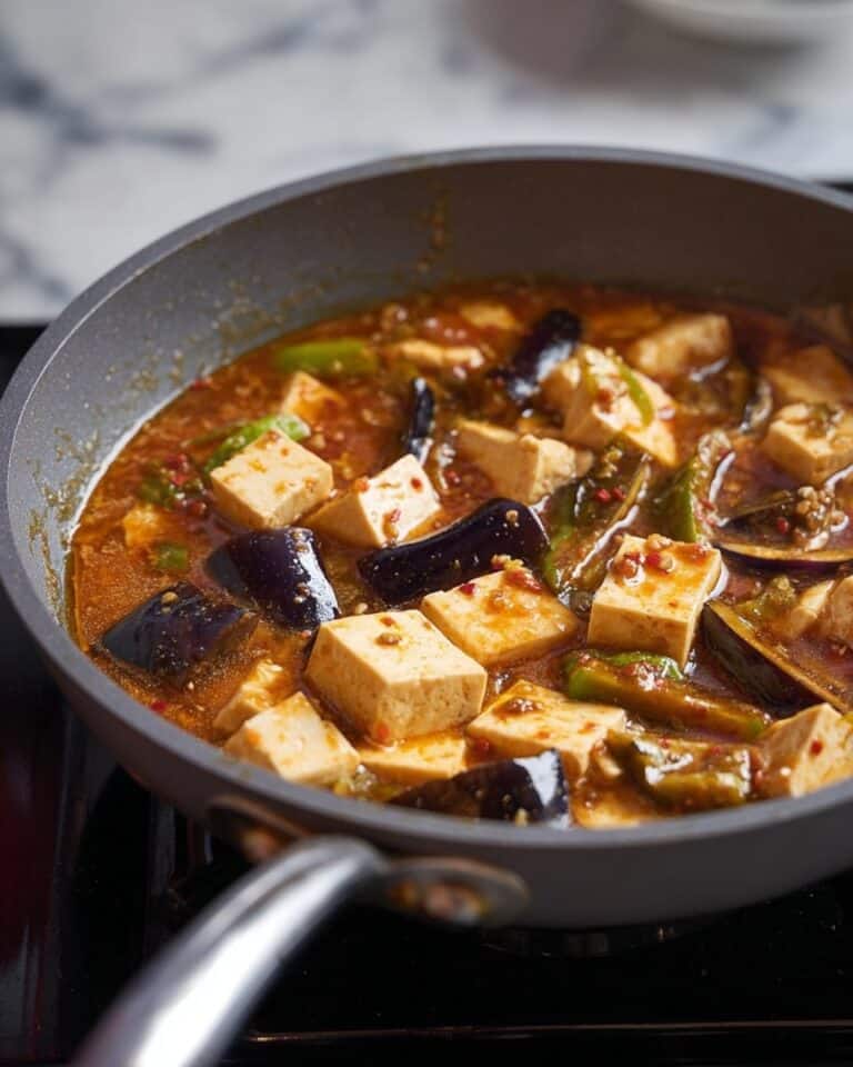 Chinese Eggplant and Tofu in Spicy Chili Sauce Recipe