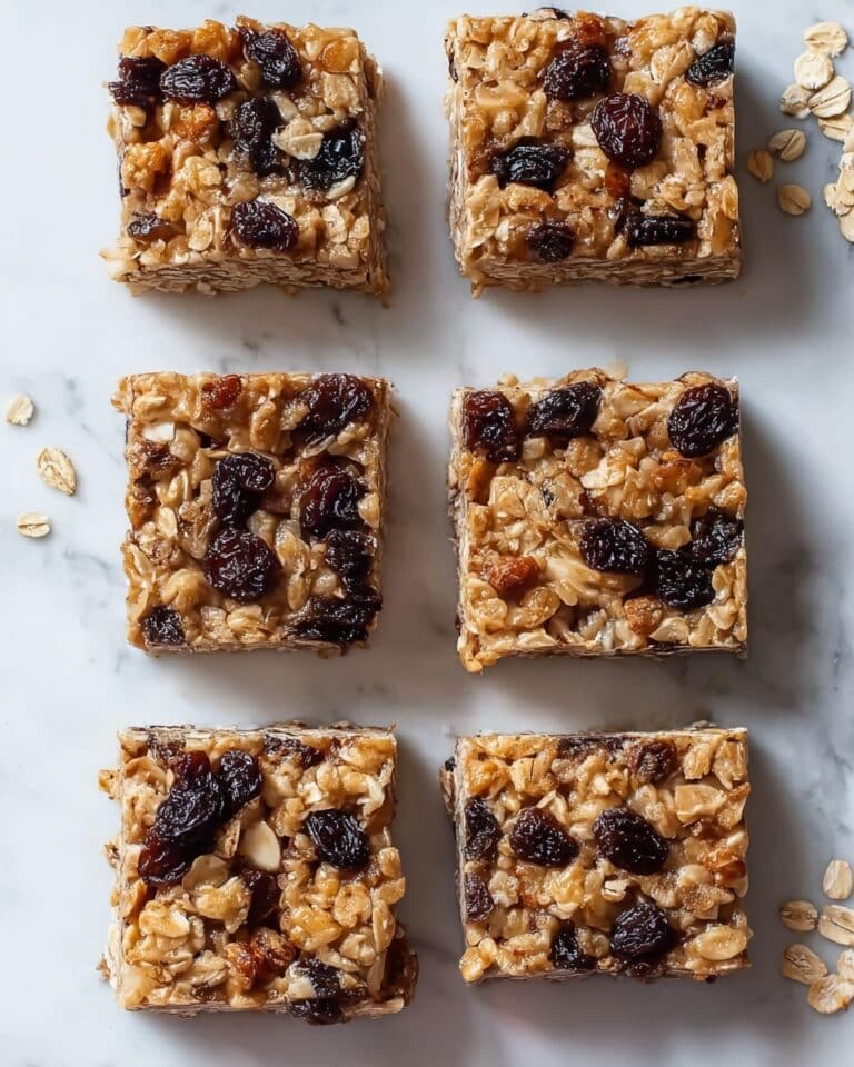 Chewy Oatmeal Raisin Bars Recipe