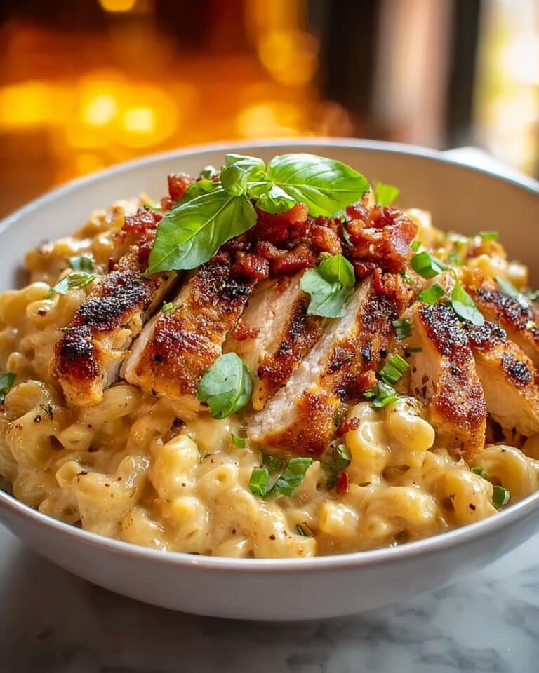 Creamy Honey Pepper Chicken Mac and Cheese Recipe