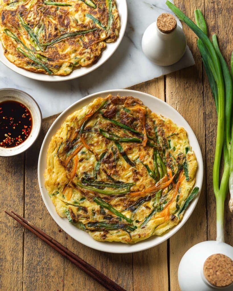 Pajeon (Korean Scallion Pancakes) Recipe