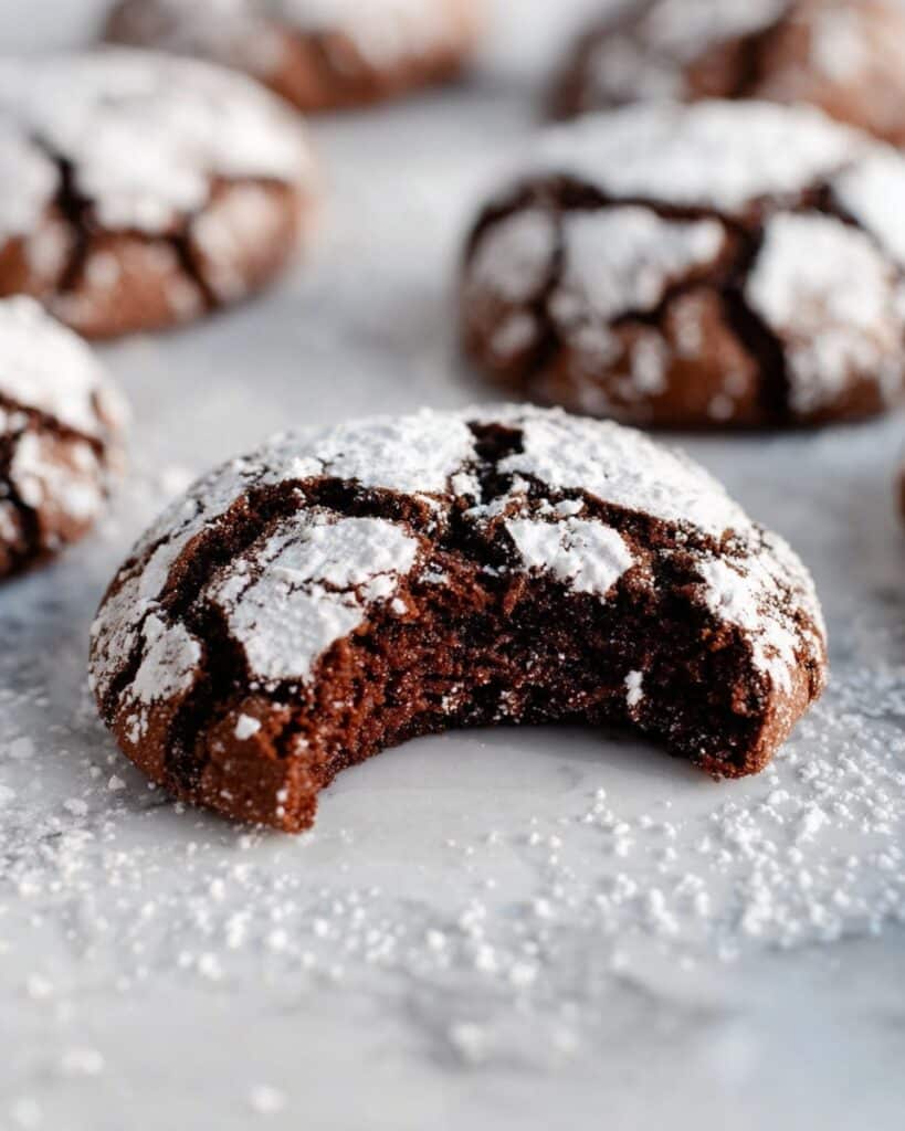 The BEST Chocolate Crinkle Cookies Recipe