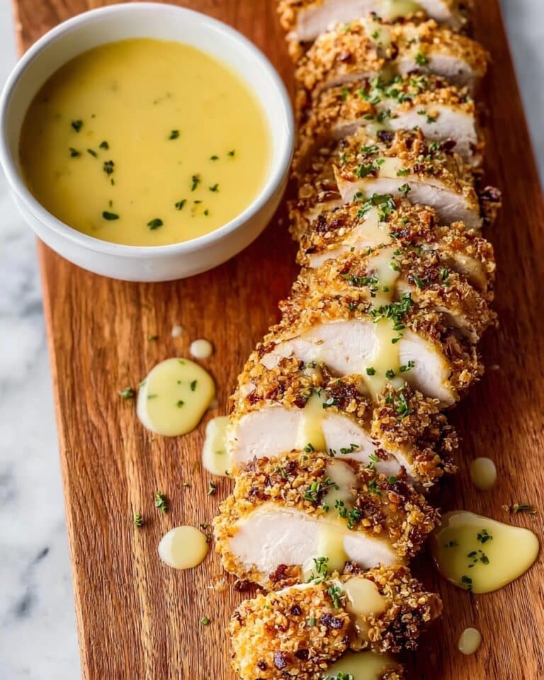 Pecan Crusted Chicken with Honey Mustard Sauce Recipe