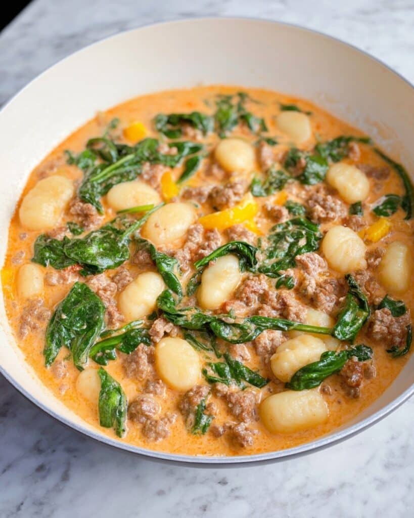 Creamy Italian Sausage and Potato Skillet Recipe