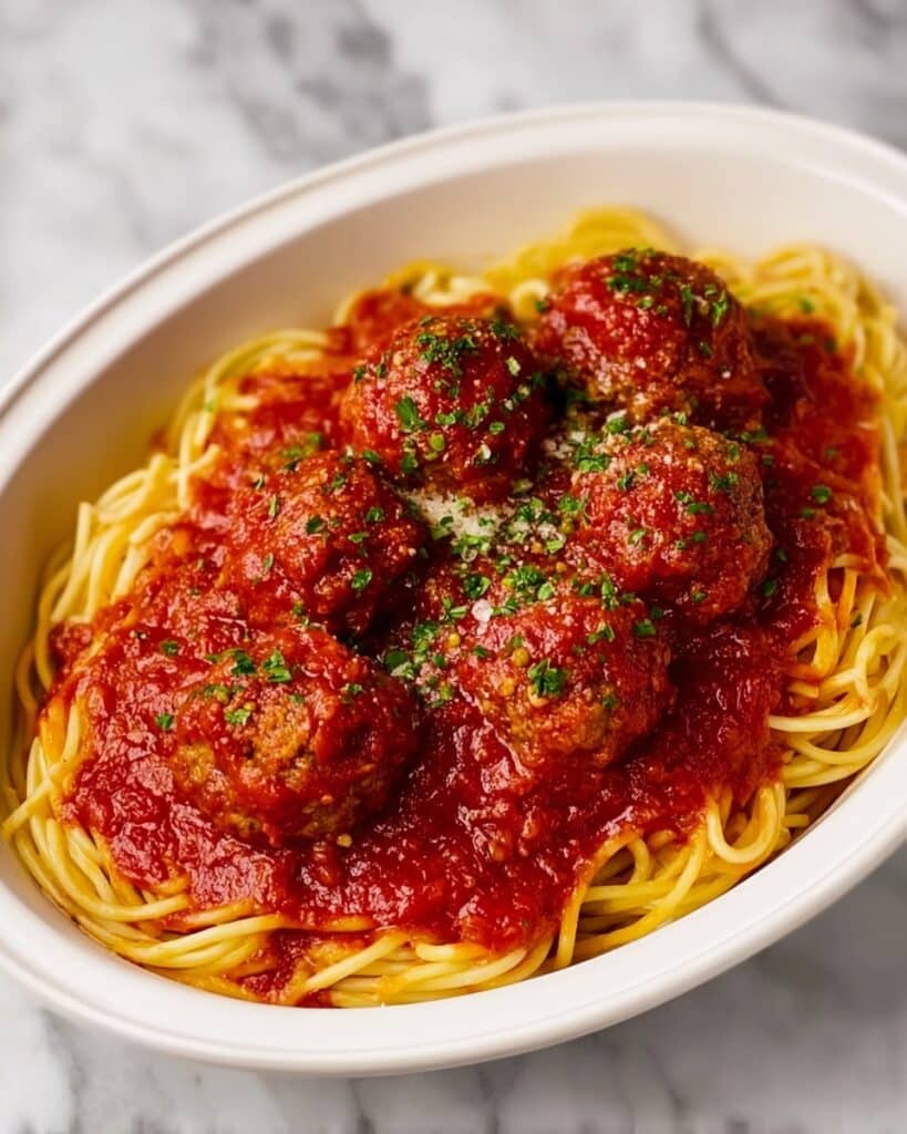 Slow Cooker Spaghetti and Meatballs Recipe