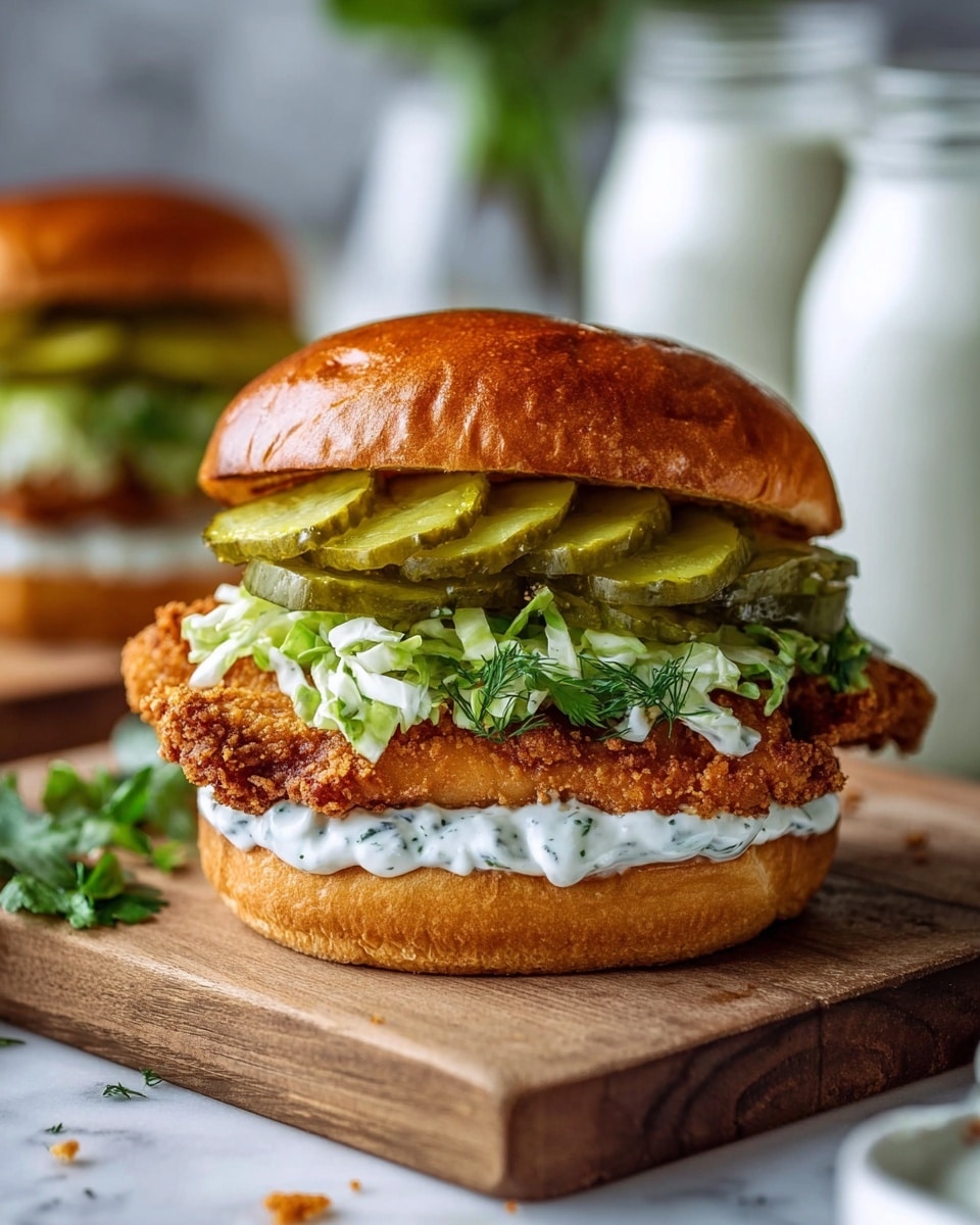 Crispy Dill Chicken Sandwich Recipe