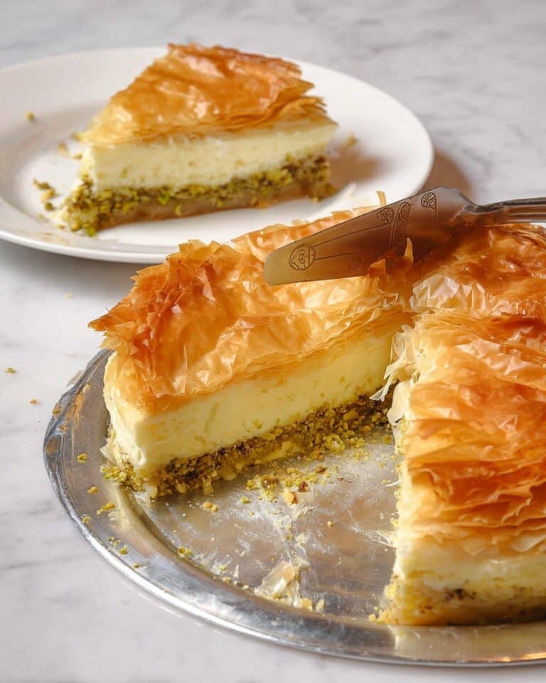 Baklava Pistachio Cheesecake Recipe