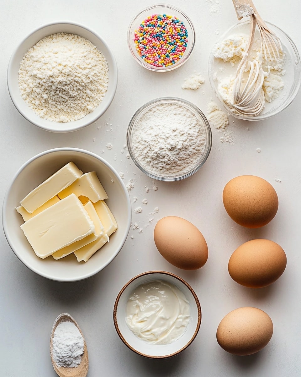 A white plate holds nine round sugar cookies with pastel-colored icing in three colors: light blue, pink, and yellow. Each cookie is topped with small, multicolored round sprinkles that add a festive touch. The cookies themselves are a light beige color with a soft texture. Behind the plate, there is a black cooling rack with more cookies iced in the same pastel colors and sprinkled with colorful dots. A red and white checkered cloth is placed to the right of the plate on a white marbled surface. The overall scene is bright and inviting. photo taken with an iphone --ar 4:5 --v 7
