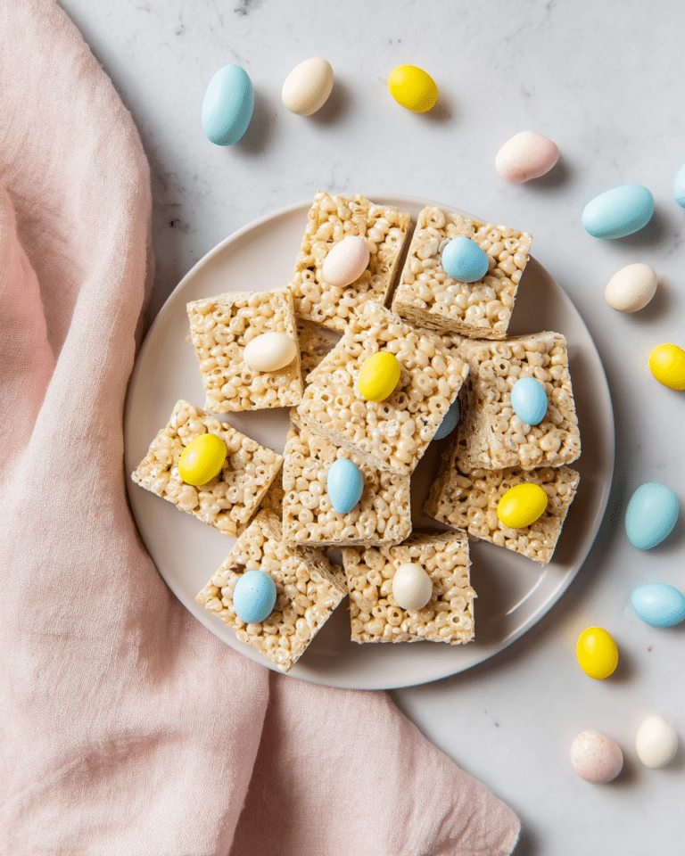 Easter Mini Egg Rice Krispie Treats Recipe