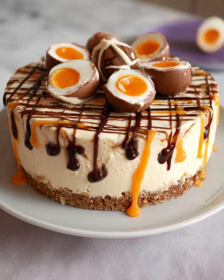 No-Bake Creme Egg Cheesecake Recipe