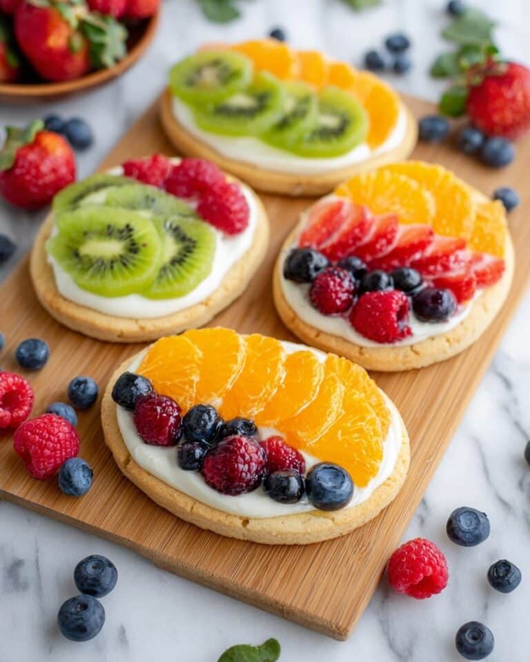 Egg Fruit Cookies with Cream Cheese Frosting and Fresh Berries Recipe