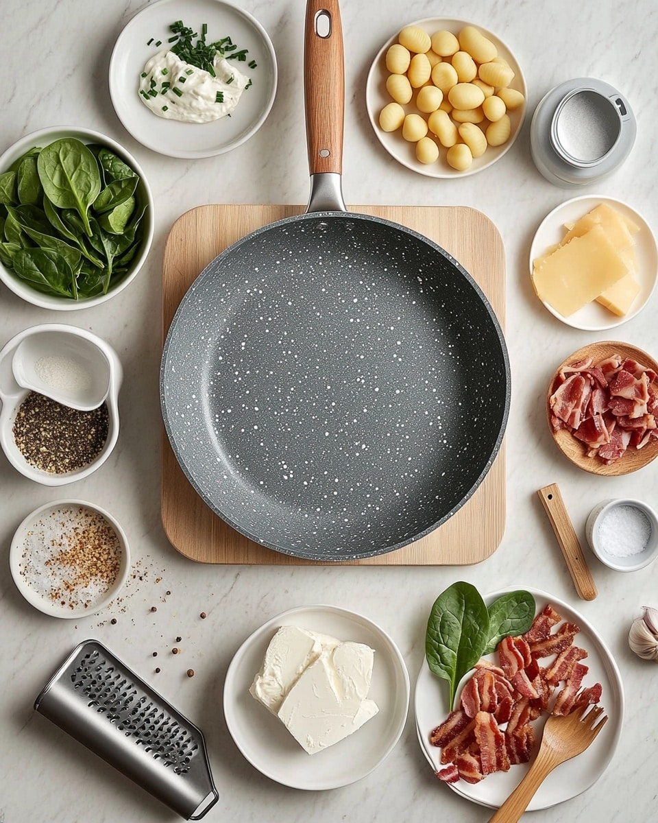 A white bowl on a white marbled surface holds a creamy dish made of small, pillowy gnocchi pieces coated in a rich, thick cheese sauce. The gnocchi are golden-brown on top where they have been lightly browned, adding a crispy texture to the soft pasta beneath. The sauce is smooth, velvety, and pale yellow with specks of black pepper. On the top, there is a light sprinkle of grated parmesan cheese and finely chopped green herbs scattered evenly, giving a fresh contrast to the creamy dish. photo taken with an iphone --ar 4:5 --v 7