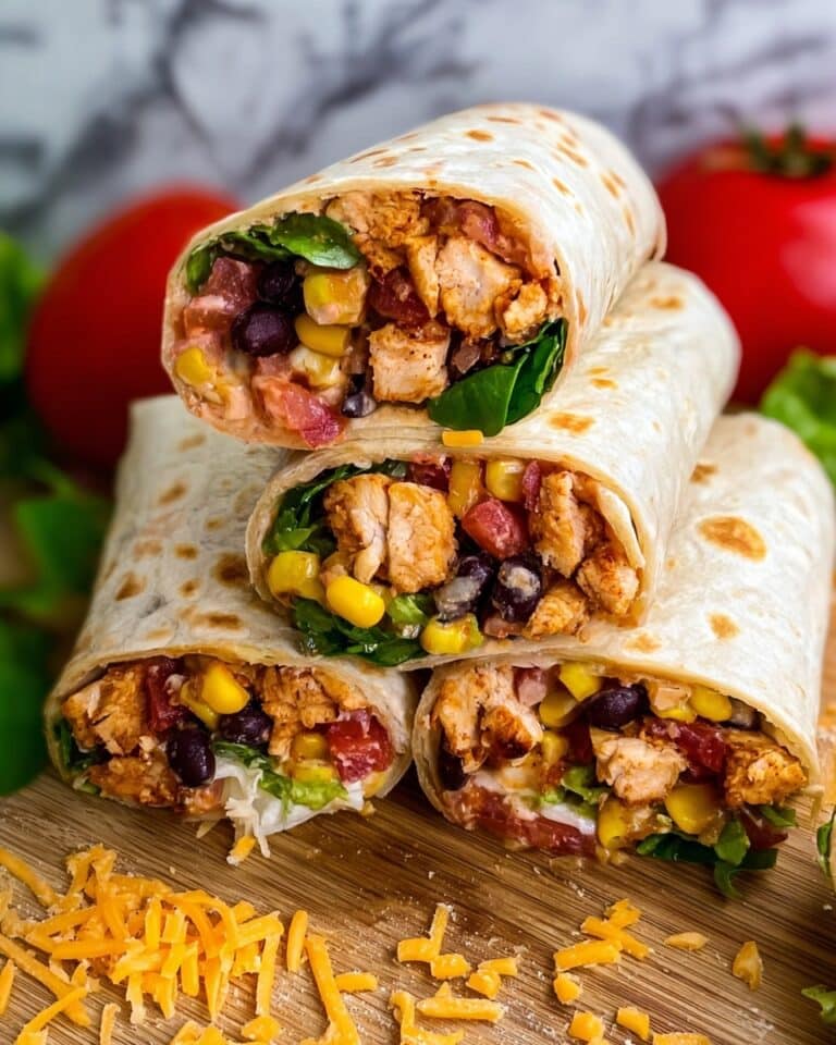 Easy Southwest Chicken Wrap Recipe