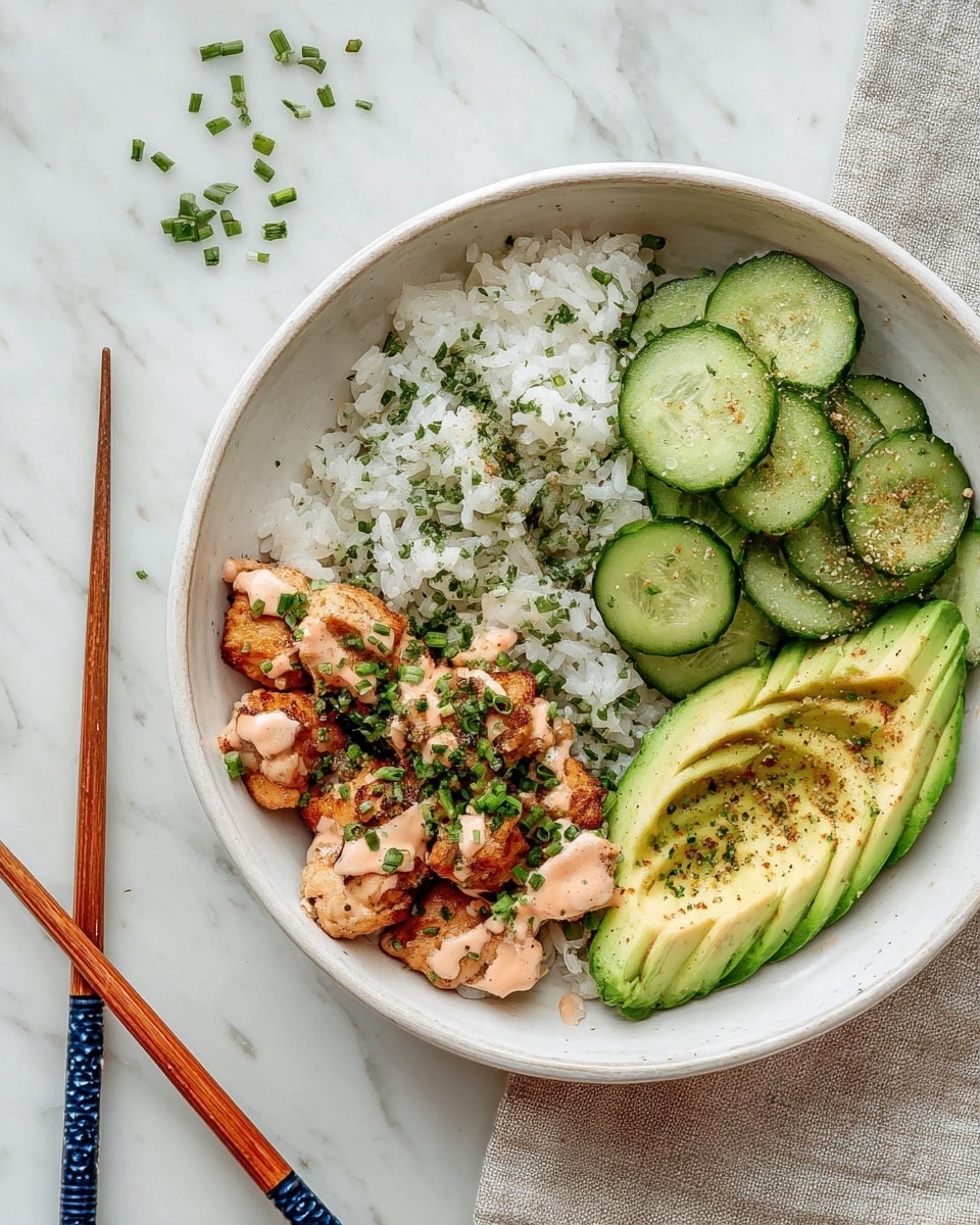 Spicy Salmon Bowls with Coconut Rice Recipe