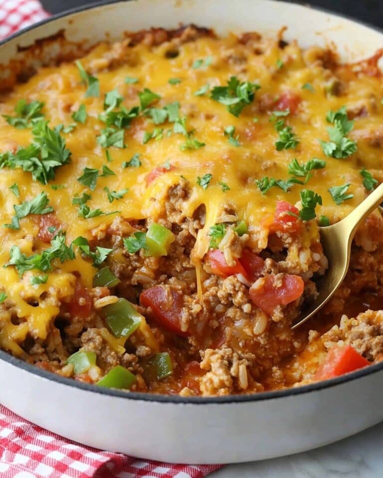 Ground Beef Rice Skillet Recipe