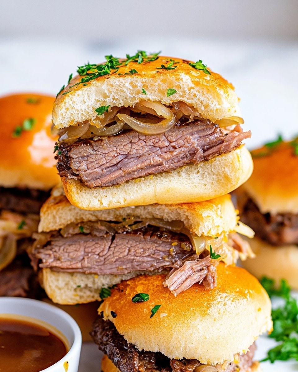 Easy French Dip Sliders Recipe