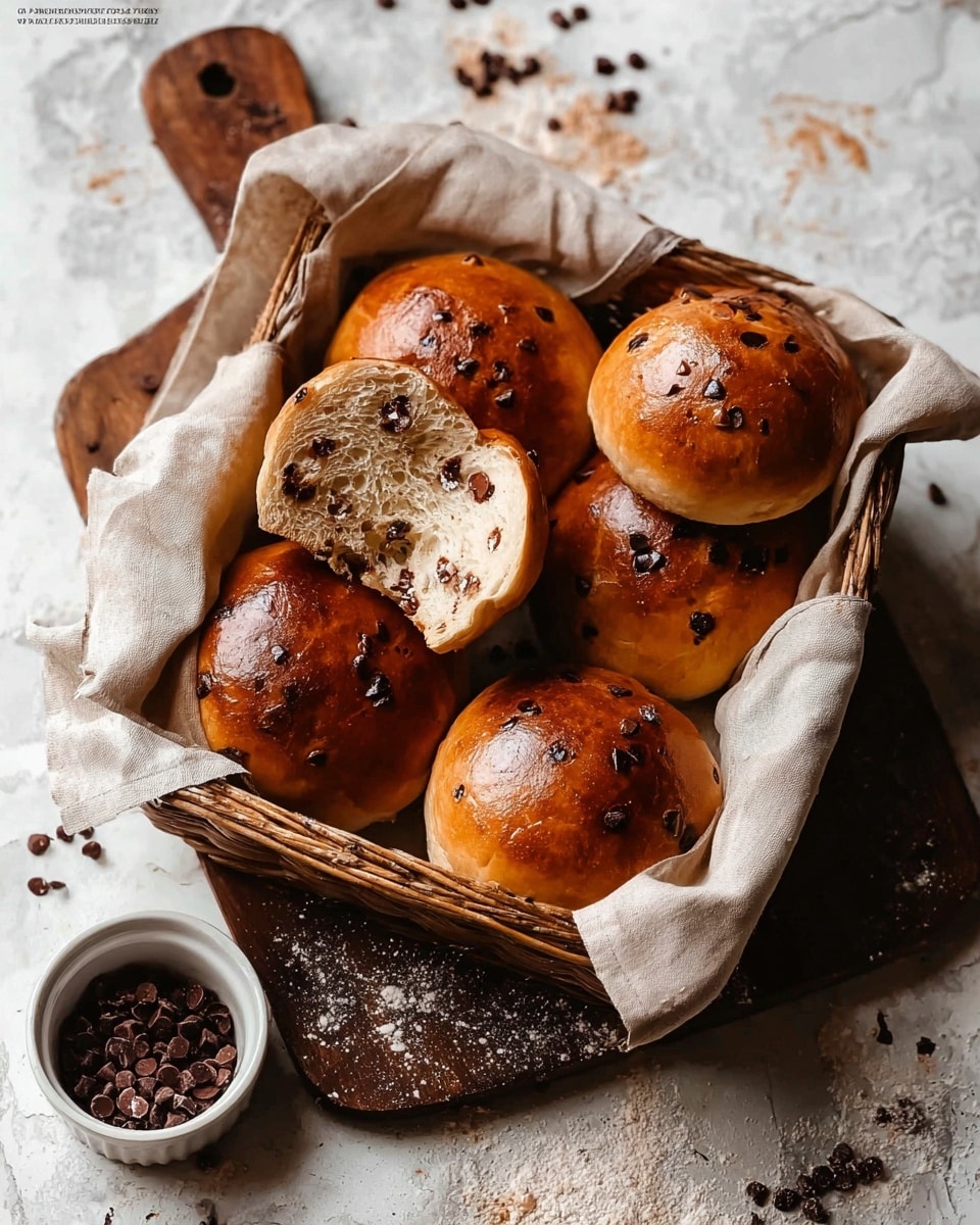 The Fluffiest Chocolate Chip Milk Buns Recipe