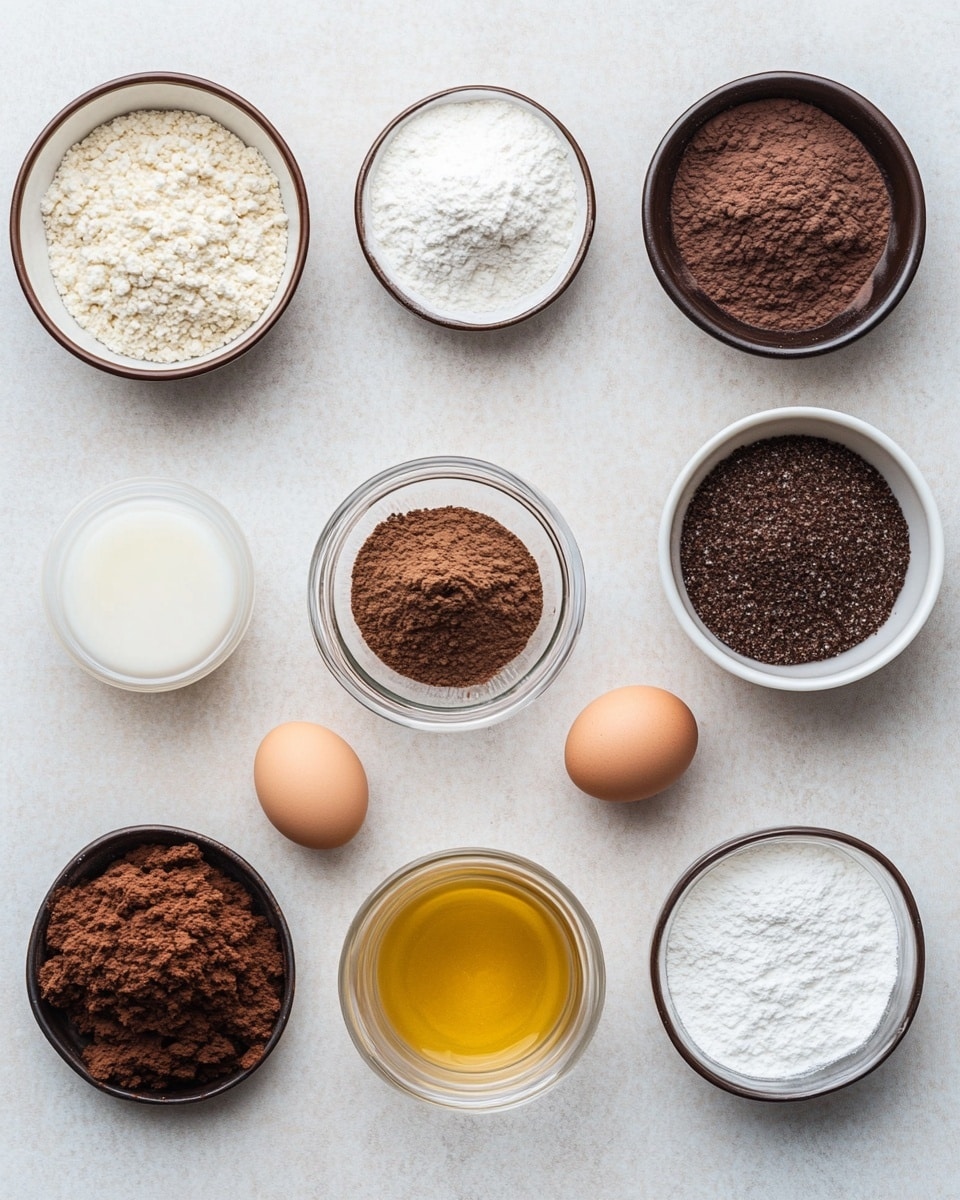 A tall stack of five round chocolate cookies is shown on a white marbled surface, each cookie heavily dusted with powdered sugar that creates a cracked pattern revealing dark brown inside. The top cookie is broken in half, resting on the second cookie, showing a moist and crumbly chocolate texture inside. More similar cookies are blurred in the background, emphasizing the stack in the front. photo taken with an iphone --ar 4:5 --v 7