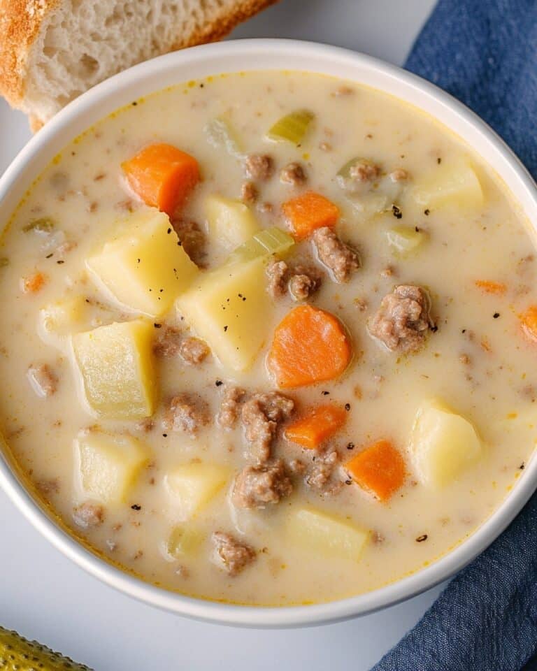 Cheeseburger Soup Recipe