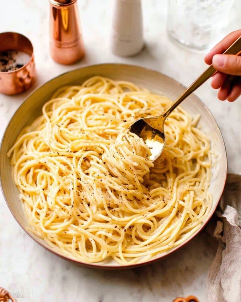 Creamy Lemon Cacio e Pepe Recipe