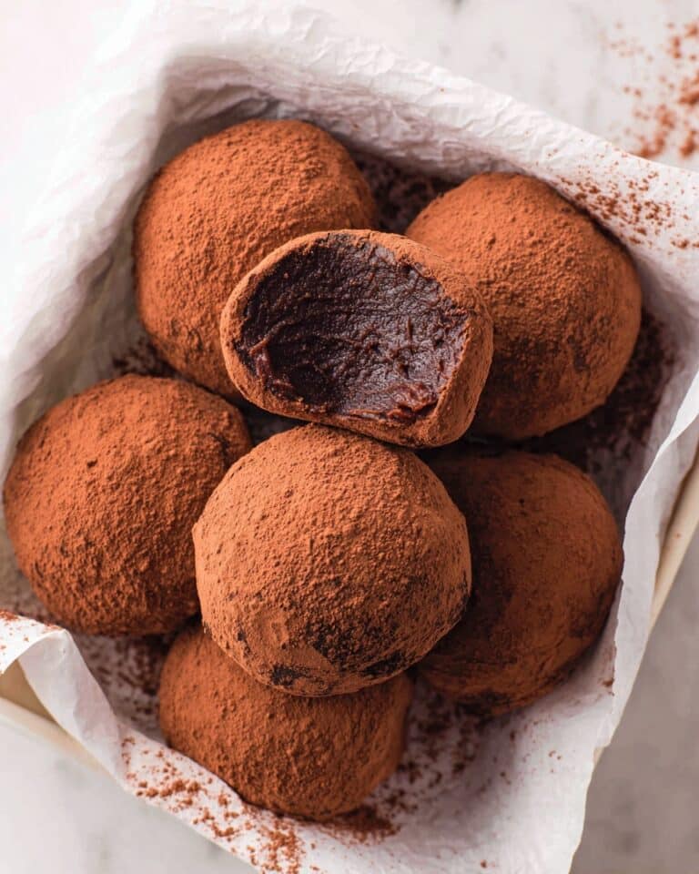 Chocolate Mochi Filled with Rich Ganache Recipe