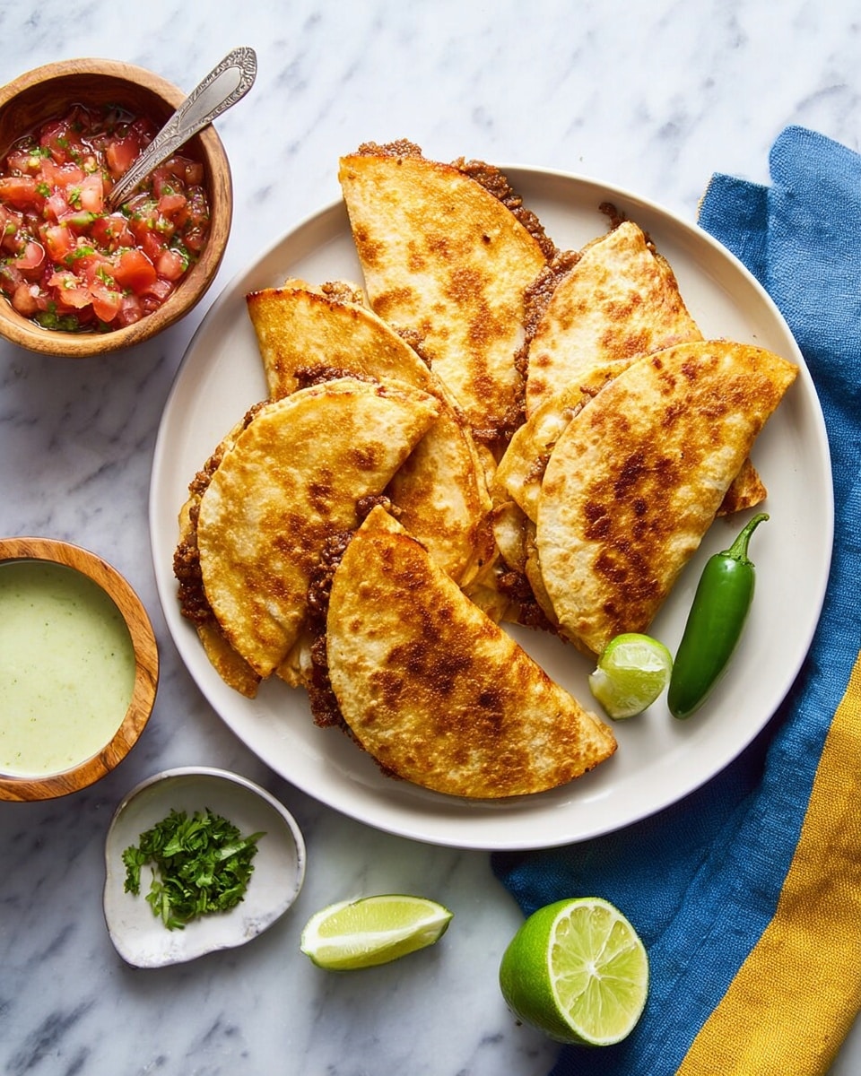 Crispy Beef Tacos with Cheddar and Fresh Salsa Recipe