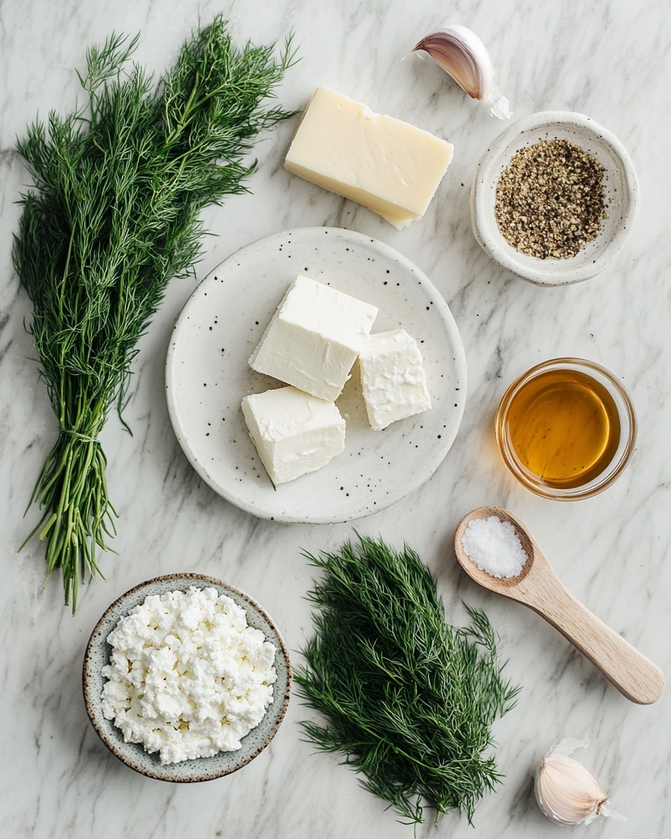 A light blue plate holds many golden-brown crispy rolls made with thin, flaky pastry layers wrapped around a white filling with green herbs visible inside some rolls. A honey-like shiny glaze with specks of black pepper and chili flakes is drizzled over the rolls, adding a sticky texture. A white bowl sits on the plate filled with a dark brown dipping sauce speckled with chili flakes. The whole scene rests on a white marbled surface. photo taken with an iphone --ar 4:5 --v 7