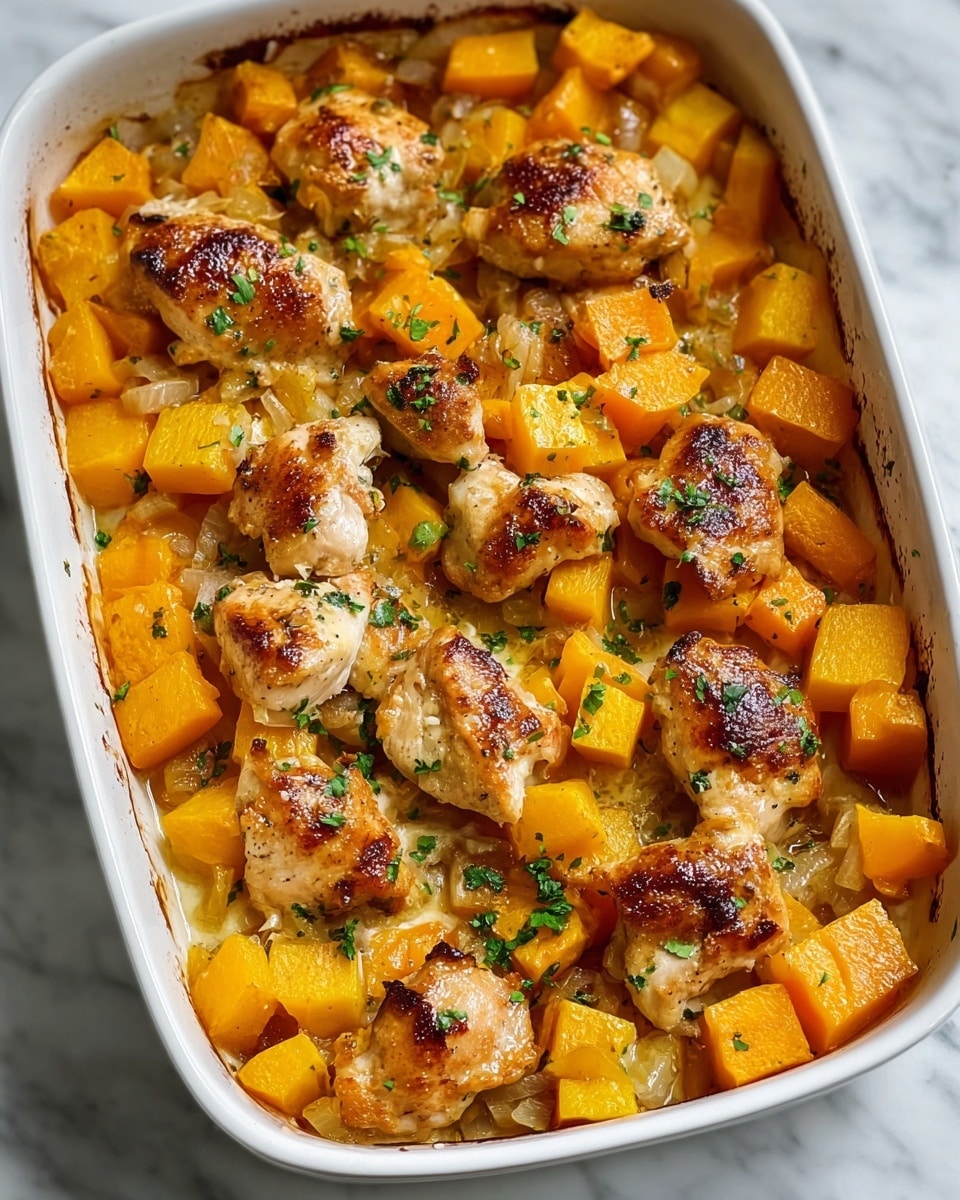 Chicken, Leek and Butternut Squash Bake Recipe
