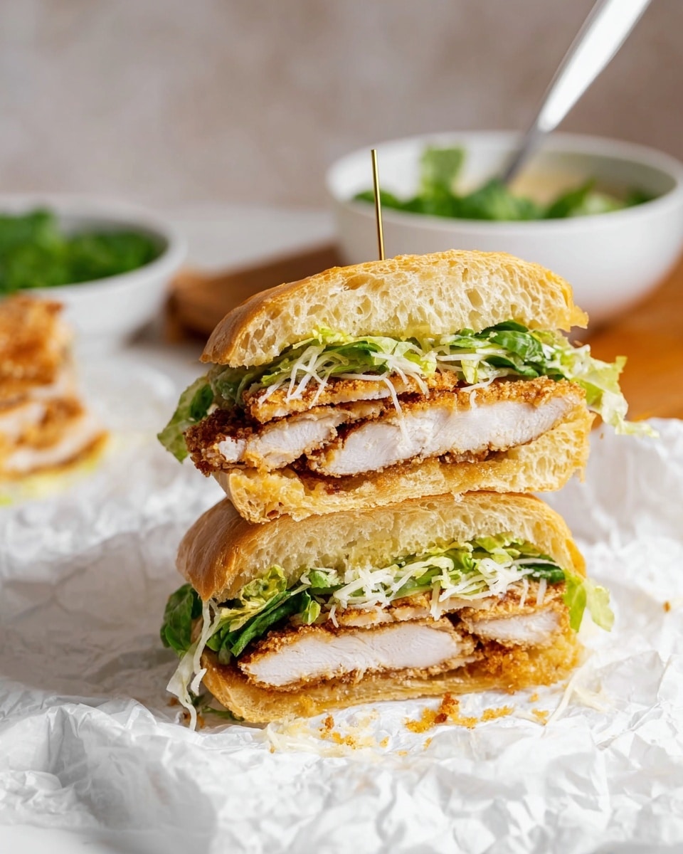 Chicken Caesar Sandwich (Viral TikTok Recipe) Recipe