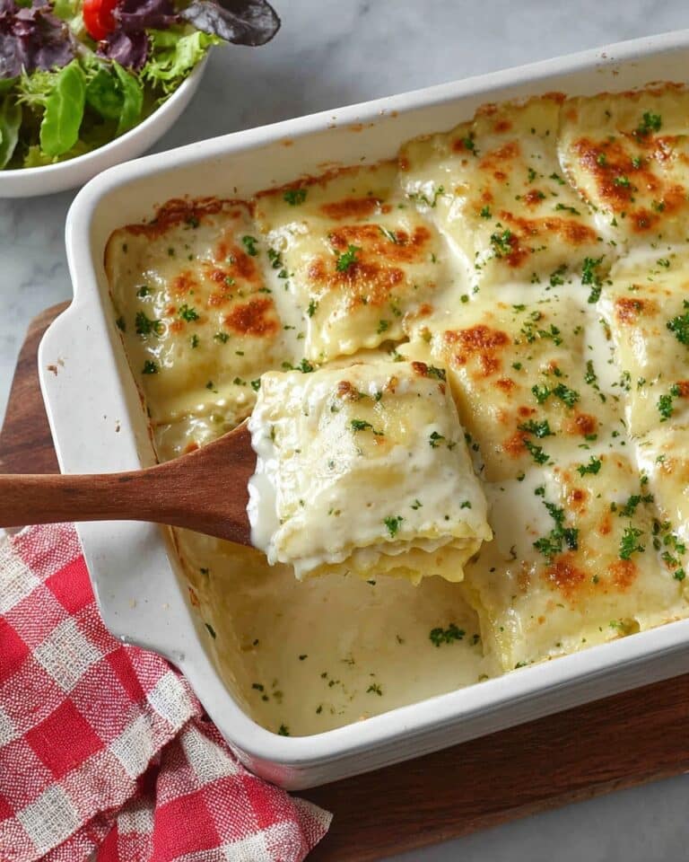 Chicken Alfredo Lasagna Roll Ups Recipe