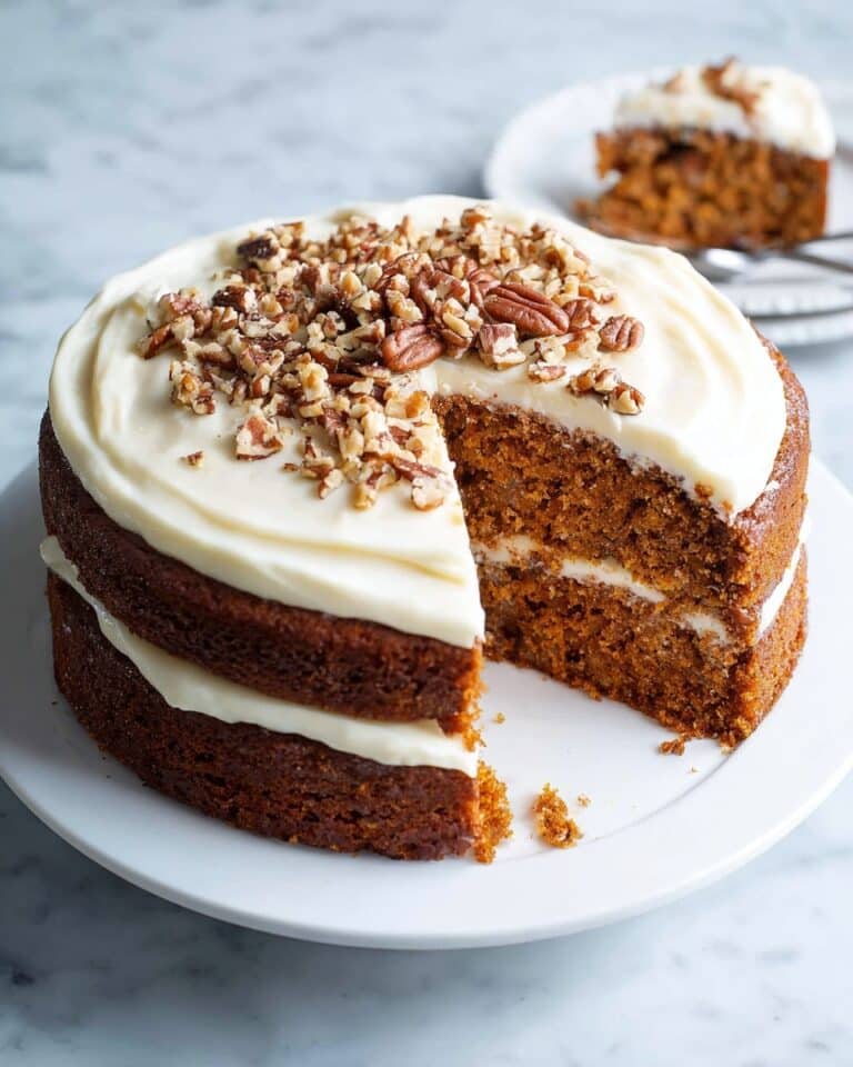 Moist Homemade Carrot Cake with Easy Cream Cheese Frosting Recipe