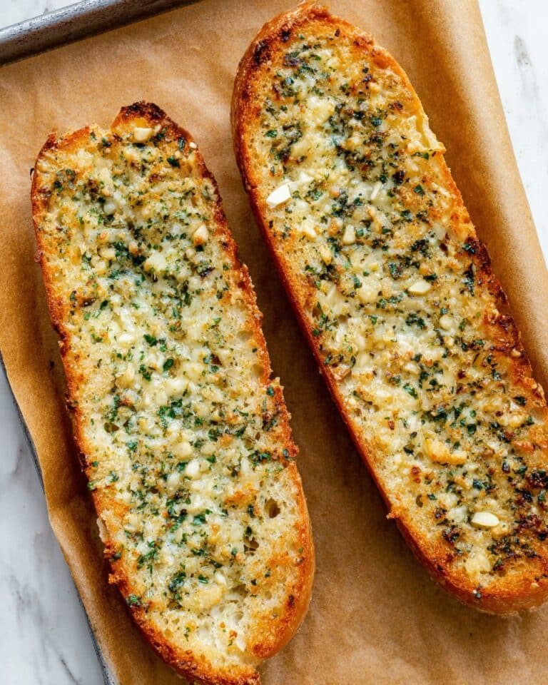 Homemade Garlic Bread Recipe