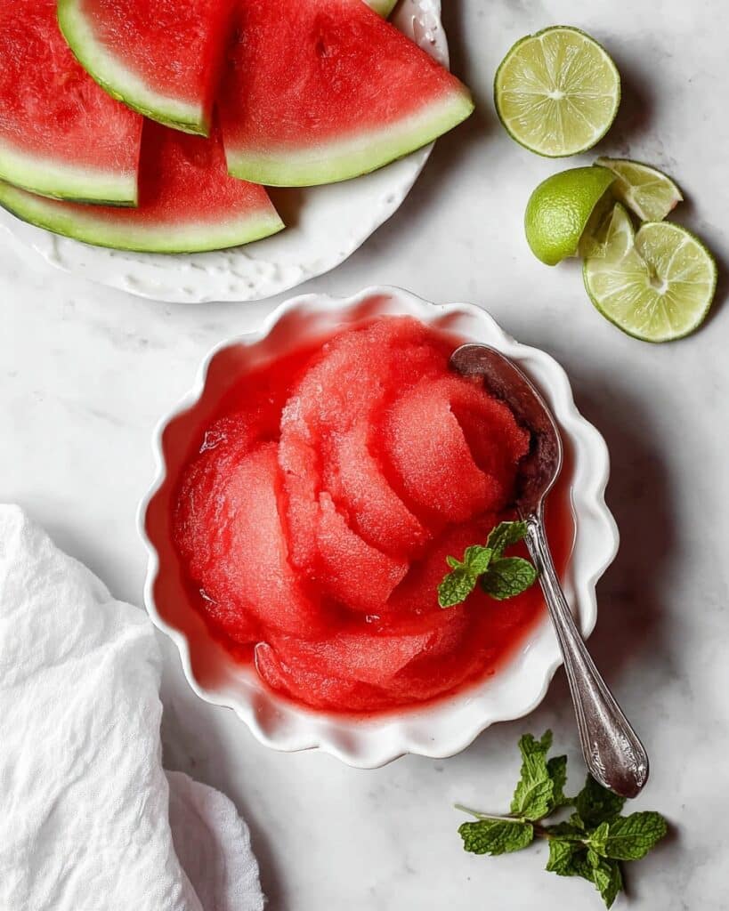 3-Ingredient Watermelon Sorbet Recipe