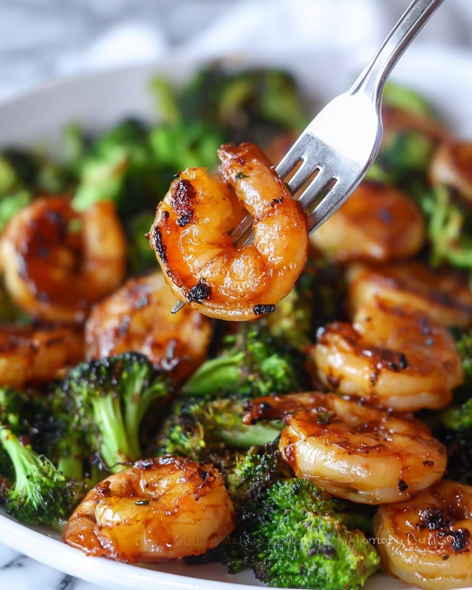 Honey Garlic Butter Shrimp and Broccoli Recipe