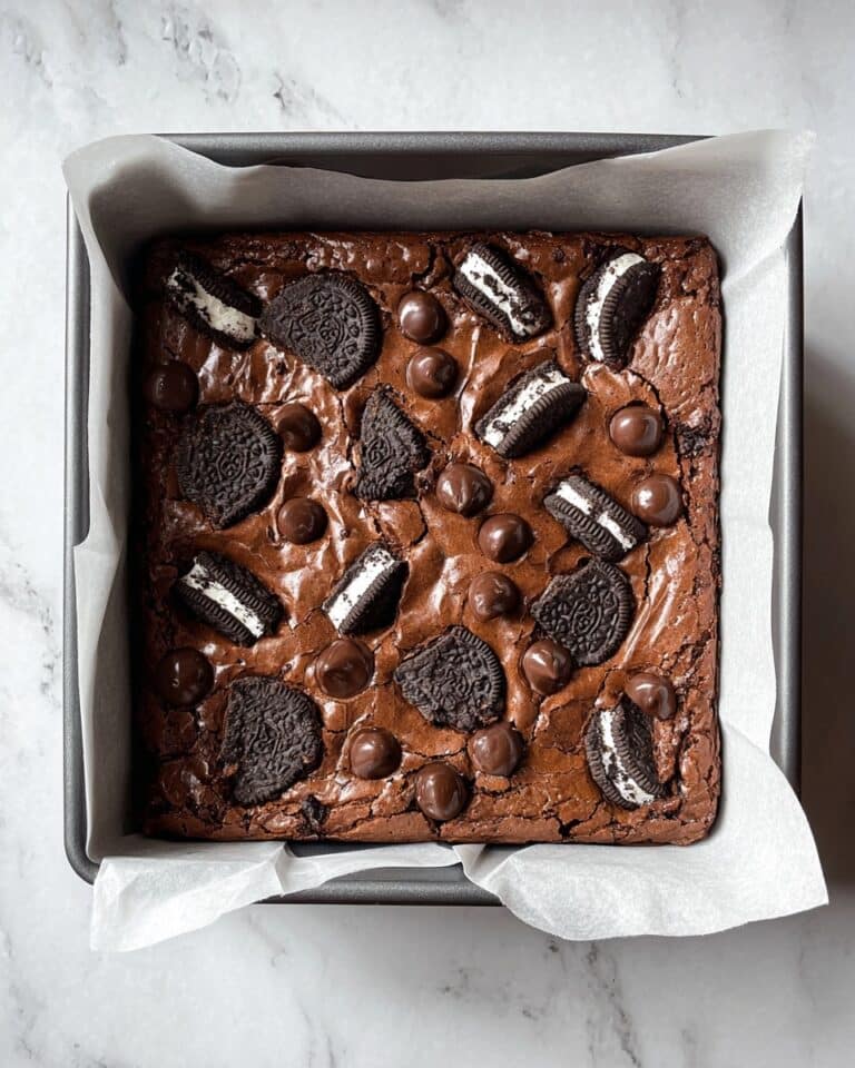 Easy Fudgy Oreo Brownie Recipe