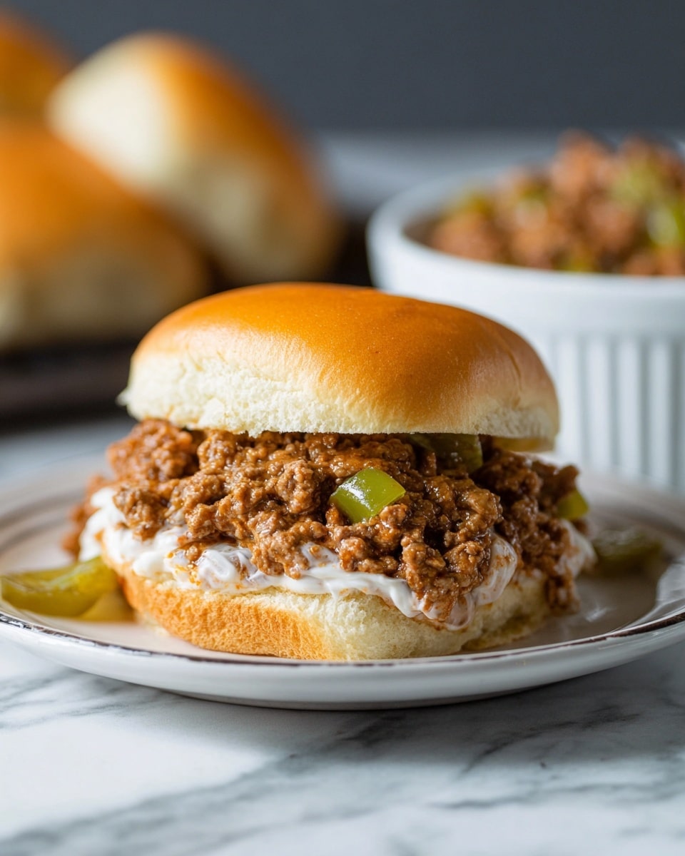 Philly Cheesesteak Sloppy Joes Recipe
