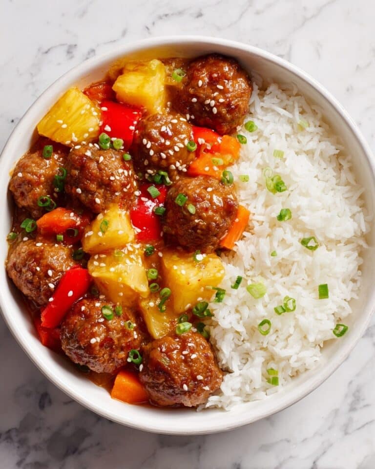Hawaiian Meatballs in BBQ Sauce Recipe