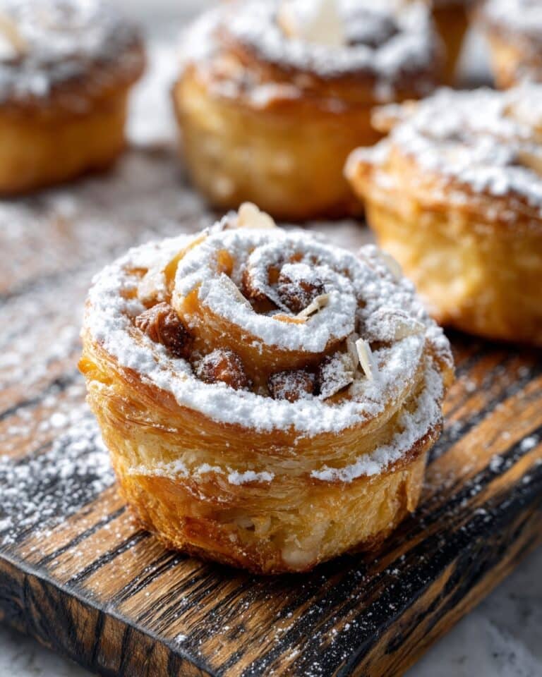 Almond Croissant Puff Pastry Swirls Recipe