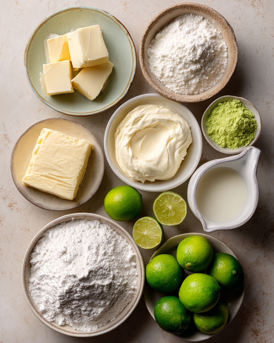 A single square slice of light green cake sits on a white plate with a white marbled surface underneath. The cake has two layers: a spongy, soft textured green base with tiny air holes, and a smooth creamy white frosting layer on top. The frosting is thick and slightly glossy with gentle horizontal lines. Tiny green sprinkles, possibly lime zest, are scattered over the frosting and a few on the plate, adding a fresh touch. The cake edges are neat but slightly crumbly, showing the soft texture inside. photo taken with an iphone --ar 4:5 --v 7