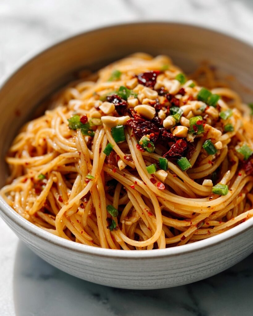 Spicy Peanut Noodles Recipe