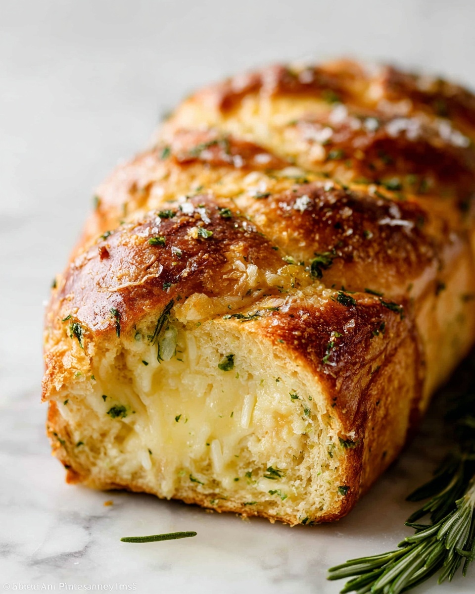 Rosemary Garlic Pull Apart Bread Recipe