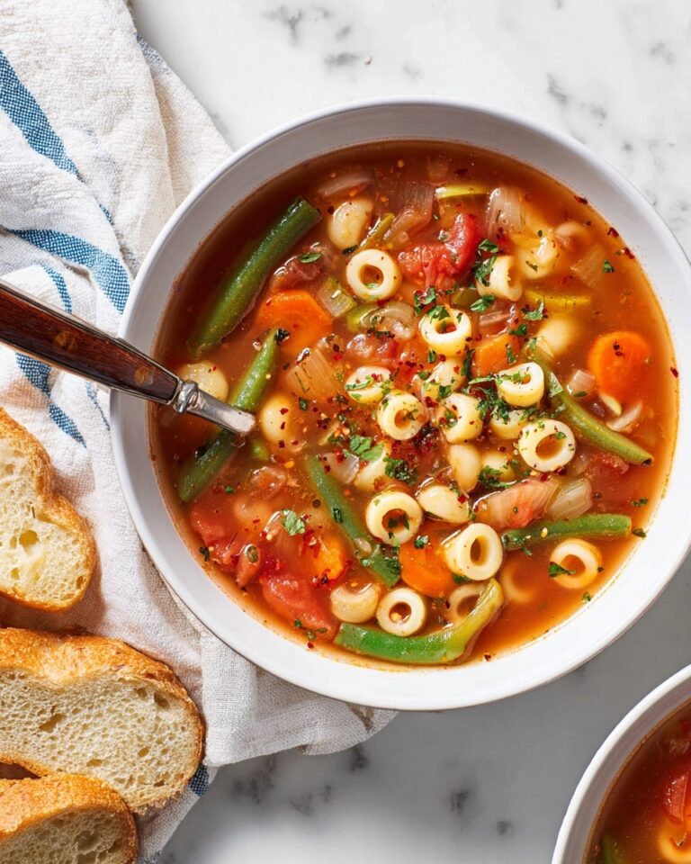 Hearty Vegetable Minestrone Soup Recipe