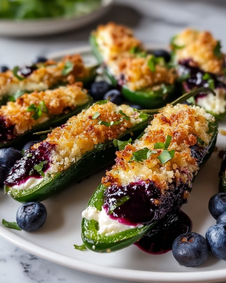 Blueberry Brie Jalapeño Poppers Recipe